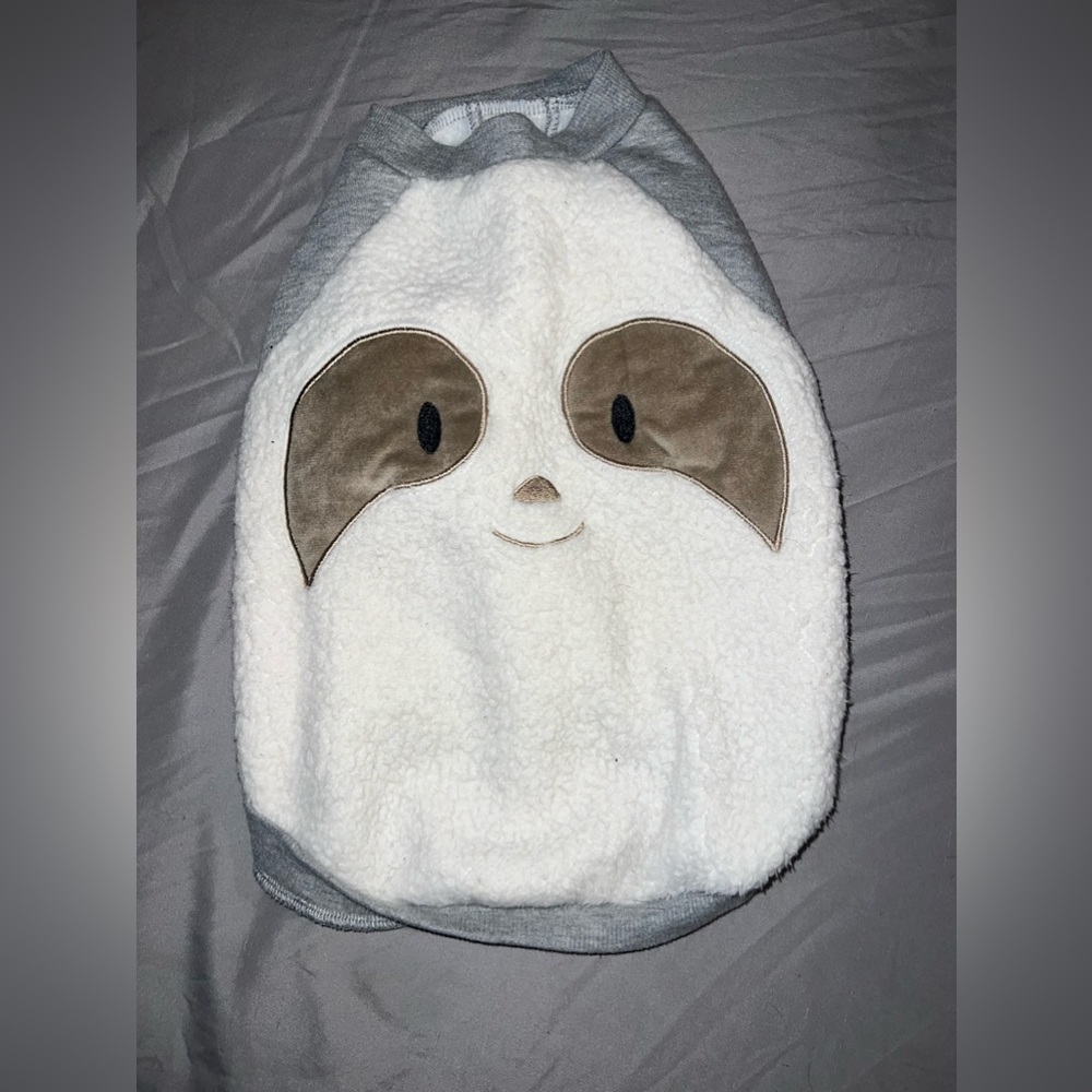 Fuzzy Sloth sweatshirt for dogs
